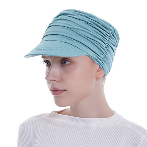 Bamboo Fashion Hat for Woman Daily Use with Brim Visor Hats for Cancer Chemo Patients Women 